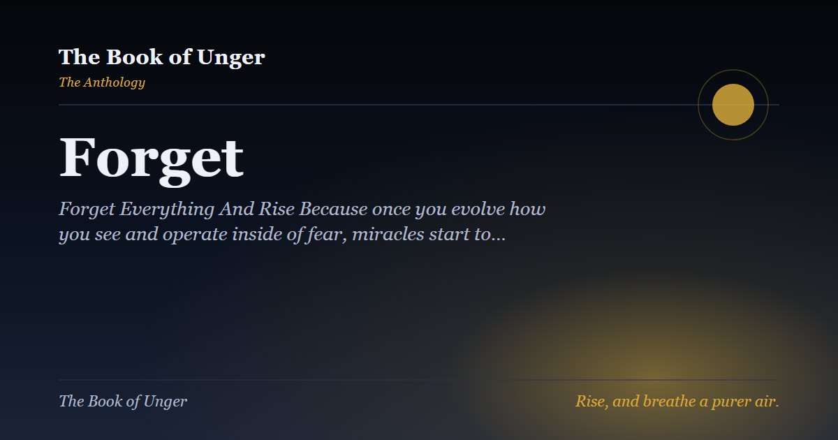 Forget