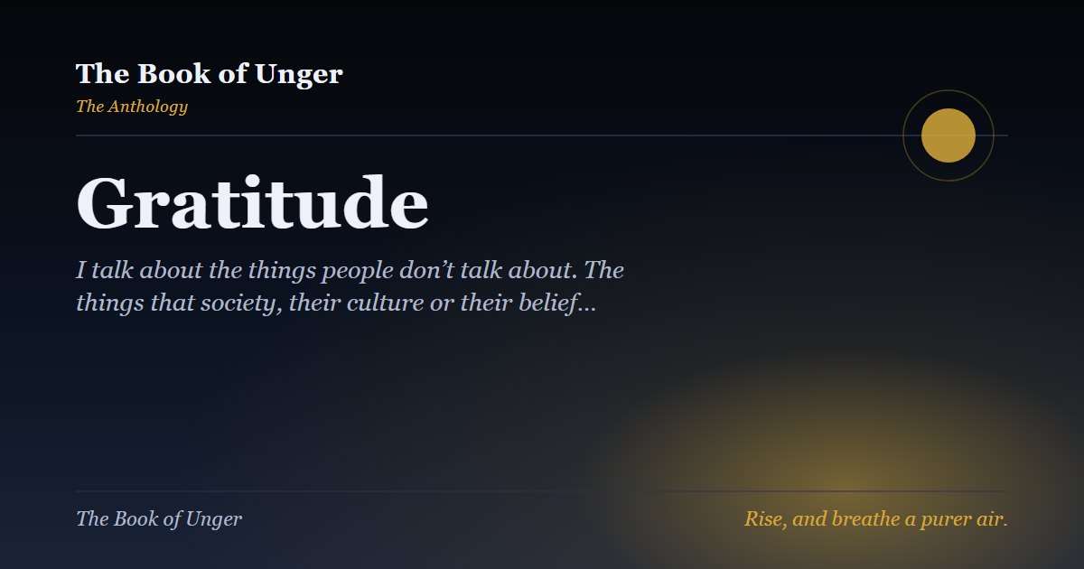 Gratitude