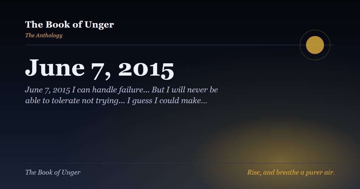 June 7, 2015