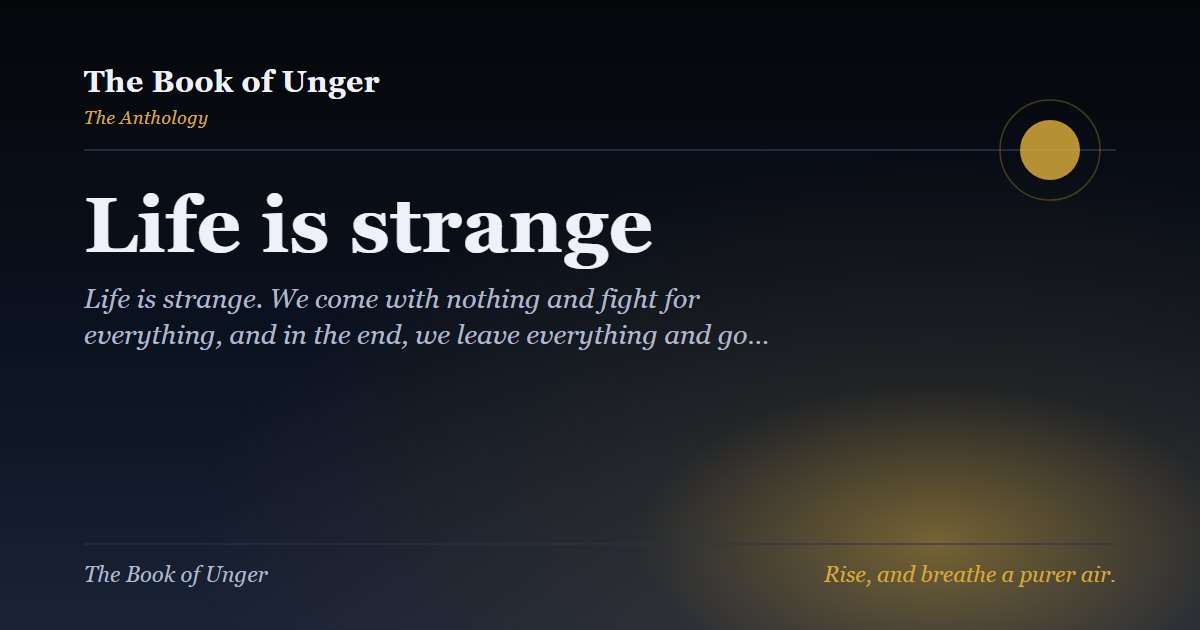 Life is strange