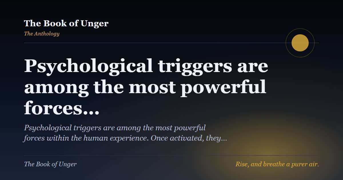 Psychological triggers are among the most powerful forces…