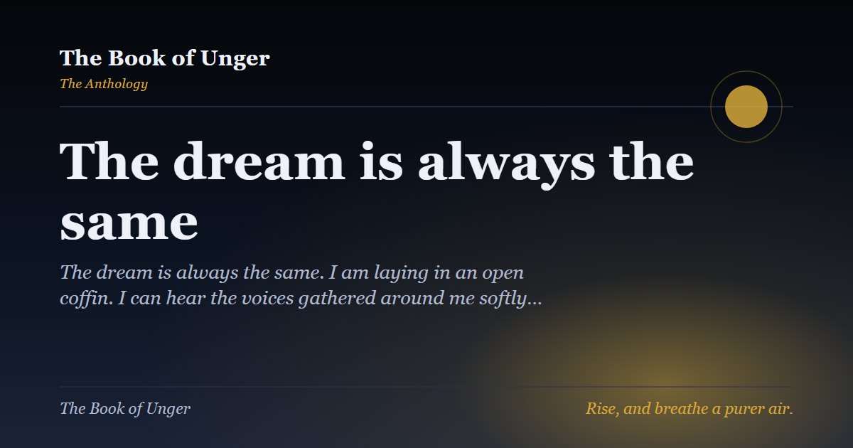 The dream is always the same