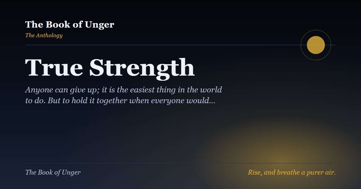True Strength